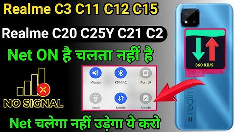 Realme C2,C3,C11,C12,C15,C20,C21,C25,C25Y internet & 4g Network note working problem solve in 2022