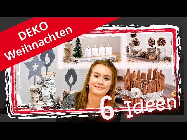 Zimtstangen Windlicht - Deko Weihnachten