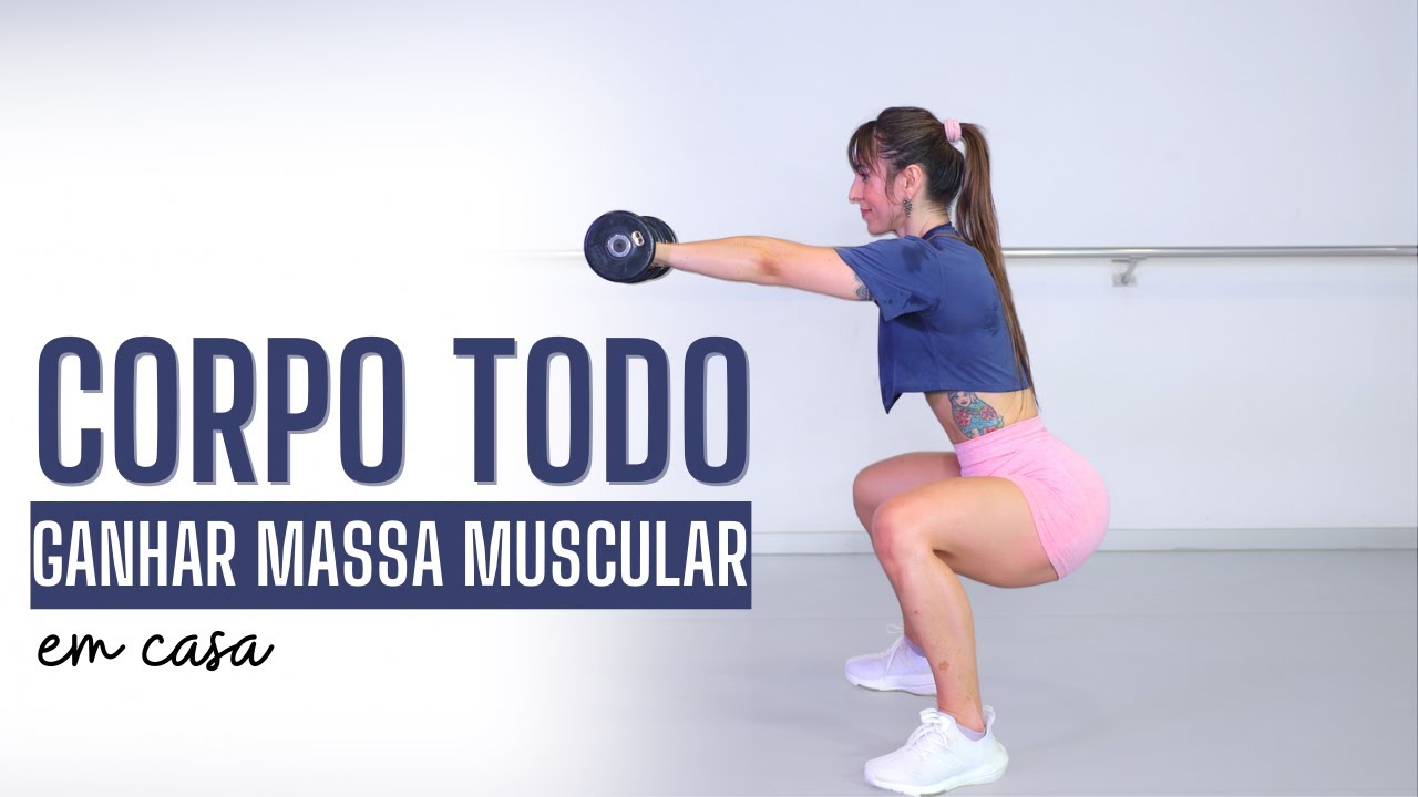 Exercícios para ganhar massa muscular: 9 opções para fazer em casa