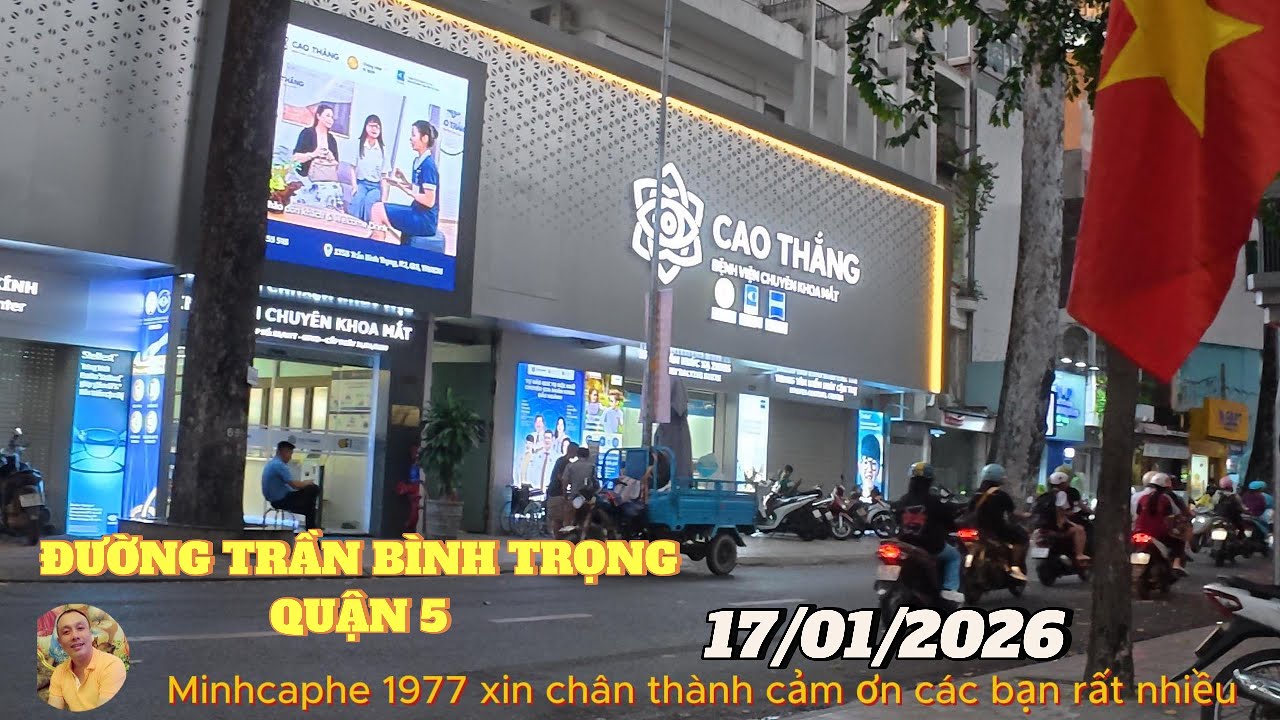 ĐƯỜNG TRẦN BÌNH TRỌNG - QUẬN 5 - NHÀ THỜ CHỢ QUÁN ... BẠN CÓ BIẾT  ....???....17/01/2026.