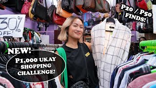 P1,000 Ukay Shopping Challenge in Cubao | Laureen Uy