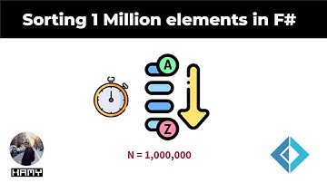 How fast can we sort 1 Million elements in F#?