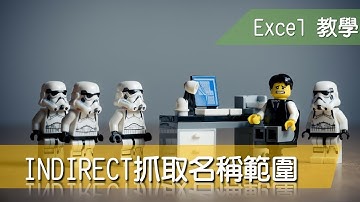 Excel 教學55 多層下拉選單 資料驗證搭配INDIRECT抓取名稱範圍