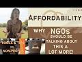 Why should NGOs talk about affordability?