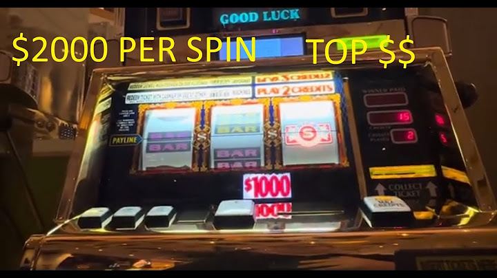 Massive win! $2000 per spin!! Top dollar! Incredible jackpot!!￼ #slots #casino #vegas