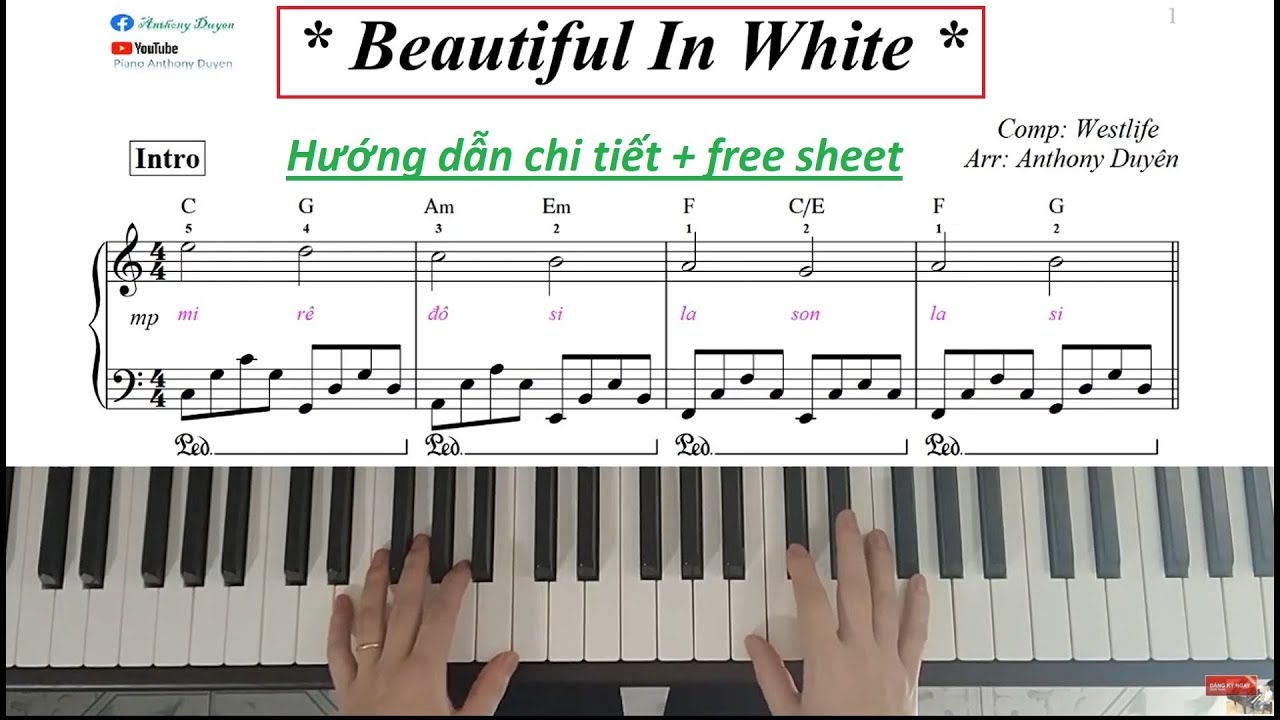 How to play 'Beautiful In White' – Hướng dẫn chi tiết