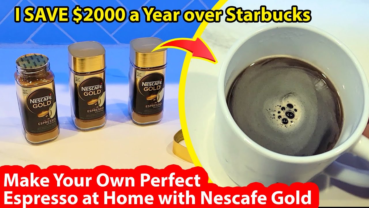 Save 2000 a year on Coffee Drink NESCAFE Gold Espresso Instant