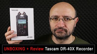 [UNBOXING] Tascam DR-40X Recorder portabil și interfață audio