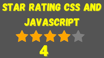 Star Rating CSS And JavaScript | Custom Star Rating Code Pure CSS and JavaScript | NSCODE