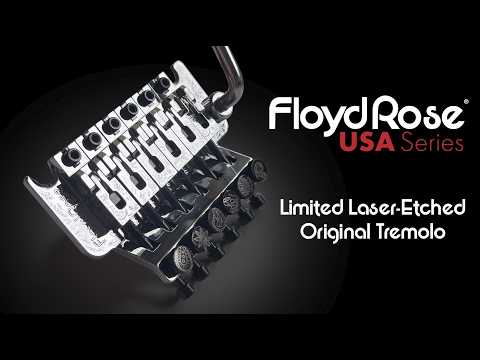 Floyd Rose Limited Edition Laser-Etched USA Paisley Series Original Tremolo