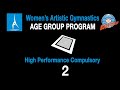 Womens artistic gymnastics age group program  floor  high performance compulsory 2