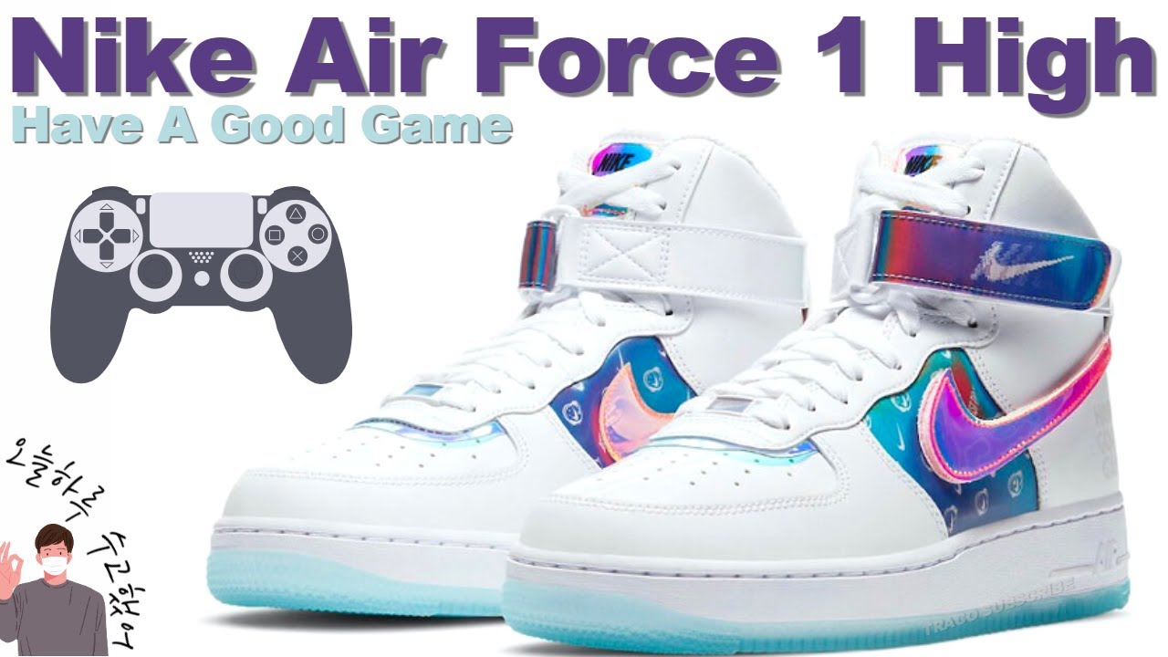 人気話題コラボ!Nike Wmns Air Force 1 High Have A Good Game Nike Air Force 1 High Have A Good Game - YouTube