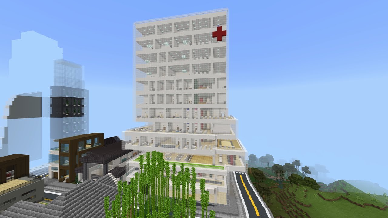 Minecraft Metropolis: Huge Hospital Tour