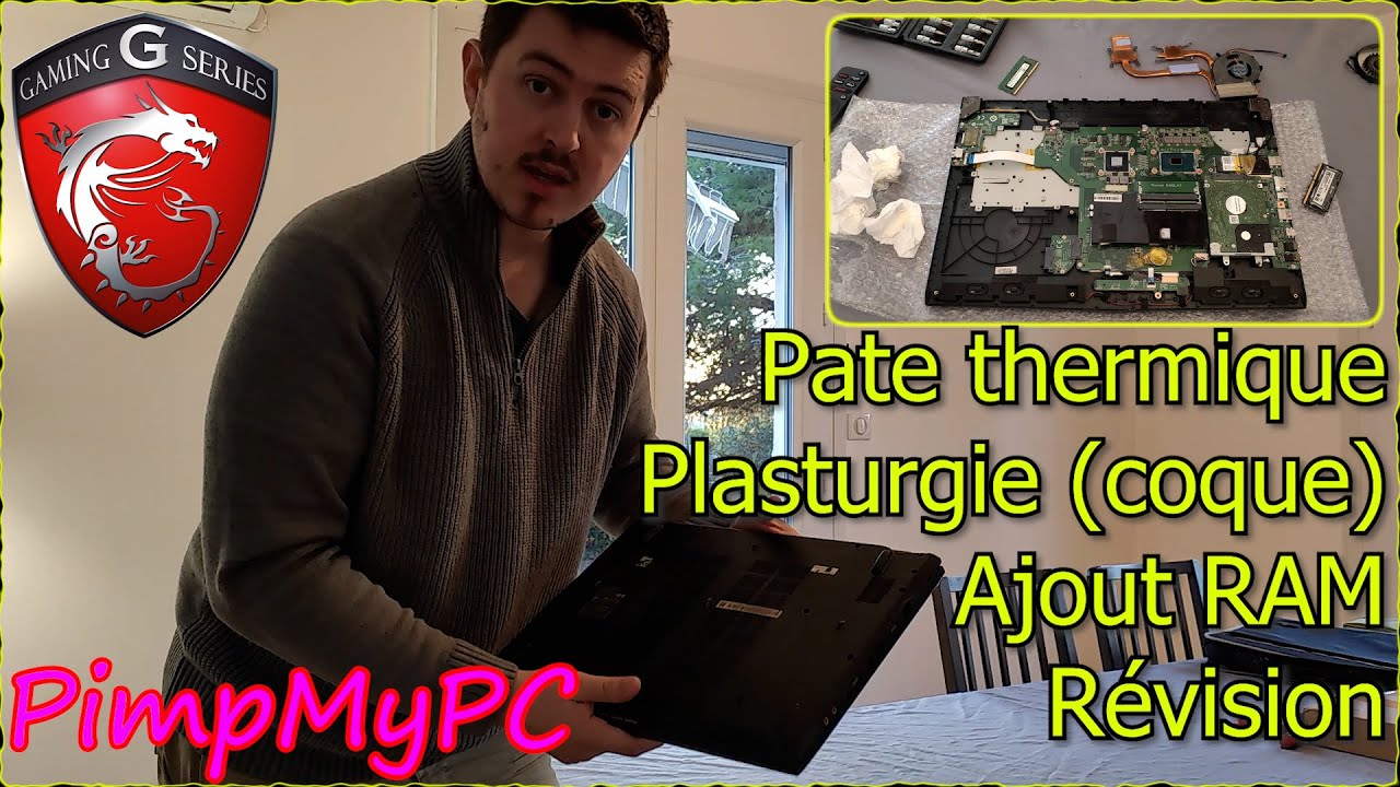 Remplacement des ventilateurs du MSI GE72 6QF - Tutoriel de