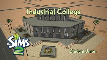 The Sims 2 University Renovation: Industrial Tech Student Union