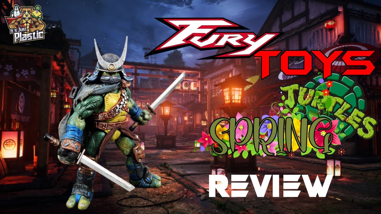 Spring Tmnt FURY TOYS ANCIENT POWER SAMURAI ANIMALS SPRING TMNT LEONARDO UNBOXING ...