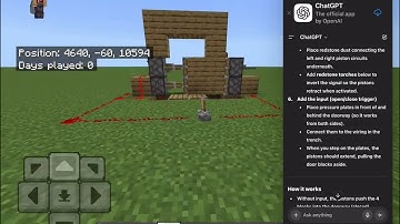 can chat gpt build a 2x2 piston door is minecraft bedrock edition?