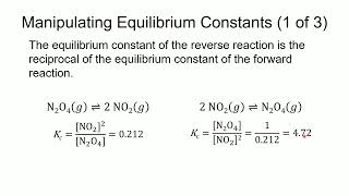 General Chemistry II CHEM-1412 Ch 15 Chemical Equilibria Part 2