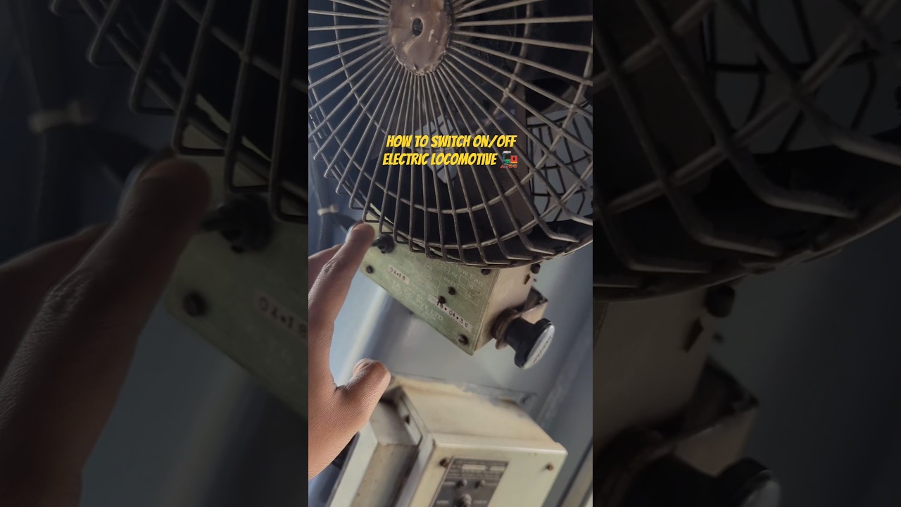 How to Switch on/off Electric Locomotive 