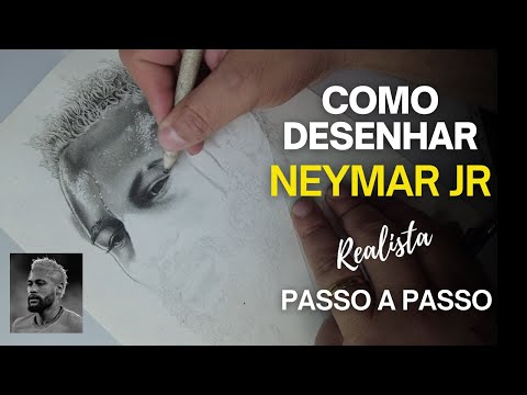 COMO DESENHAR O NEYMAR JR | Tutorial de desenho (passo a passo fácil)