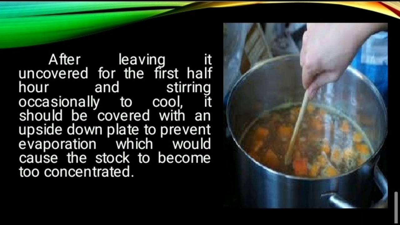 TVL Cookery 12 Store and Reconstitute Stocks, Sauces and Soups Week