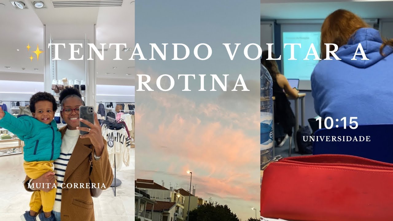 VLOG |MINHA ROTINA EM PORTUGAL SENDO MÃE, ESTUDANTE e TRABALHADORA