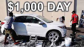 $1,000 In One Day Detailing  Hunters Mobile Detailing