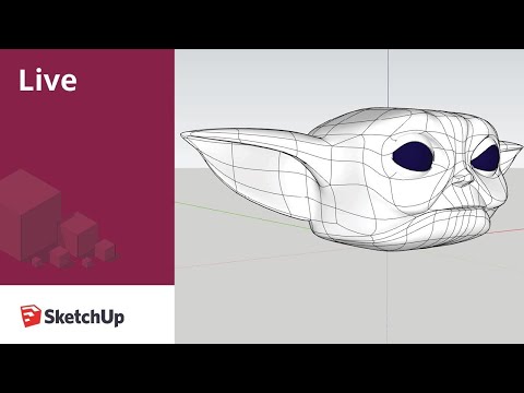 Modeling The Burrow from Harry Potter Live in SketchUp