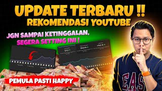 JANGAN TELAT⁉️ UPDATE TERBARU YOUTUBE, SETTING INI SEGERA BIAR SEMUA VIDEO DAPAT REKOMENDASI !