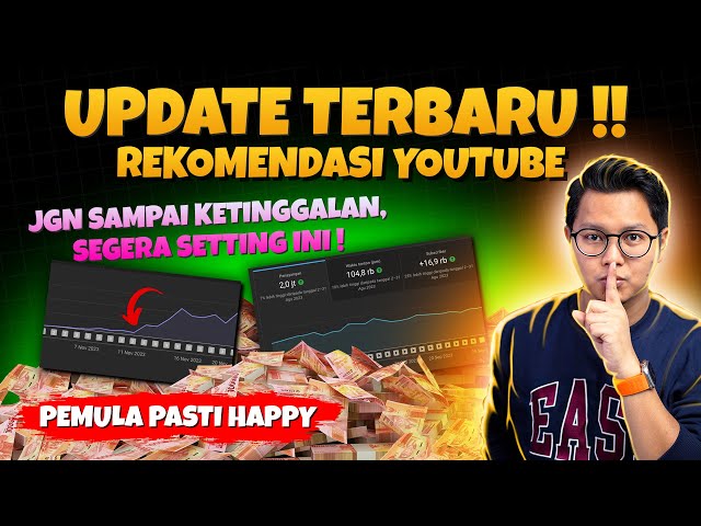 JANGAN TELAT⁉️ UPDATE TERBARU YOUTUBE, SETTING INI SEGERA BIAR SEMUA VIDEO DAPAT REKOMENDASI ! class=