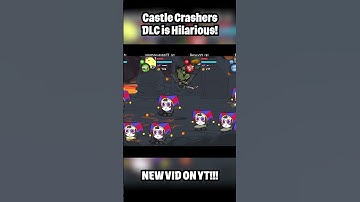 The Castle Crashers DLC is HILARIOUS!!!! #castlecrashers #gaming #shorts