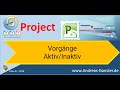 Vorgänge inaktiv setzen, bis sie gebraucht werden | #MSProject #tips  17028 | #tutorial #deutsch
