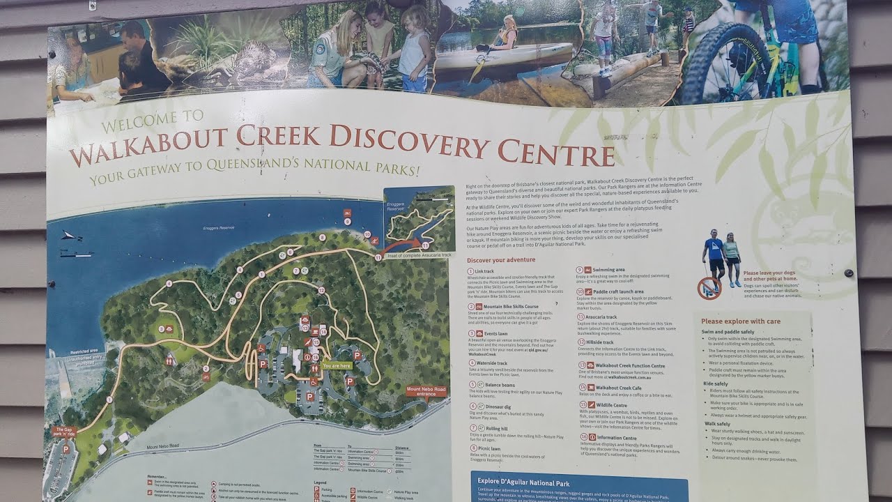 Exploring Walkabout Creek Discovery Centre.