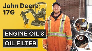 How To Change The Engine Oil & Filter On A John Deere 17G