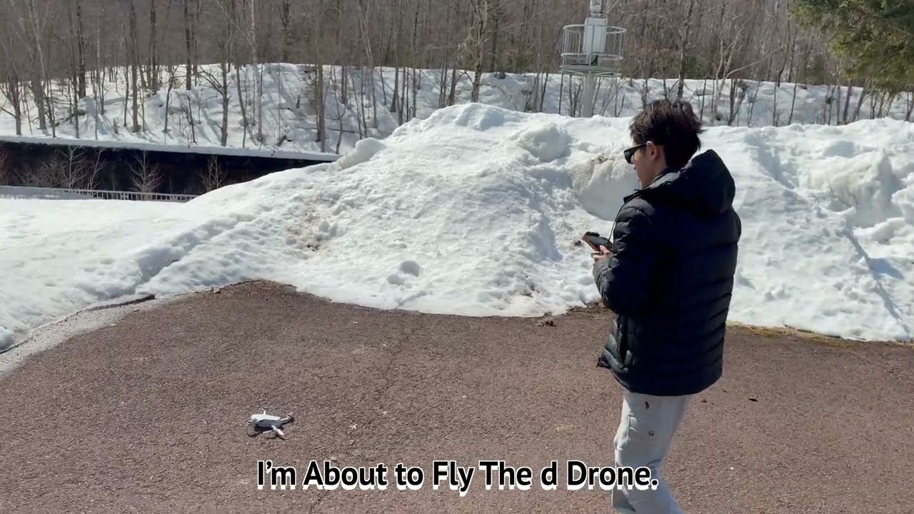 かなやま湖でドローン撮影！