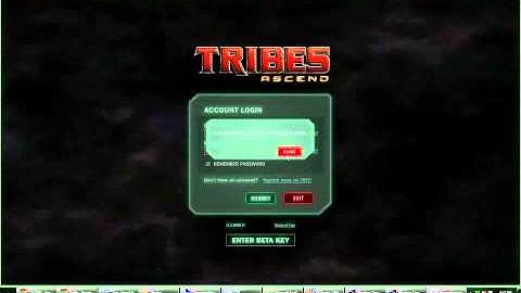 Tribes Ascend   Bug   Password Screen