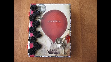 Mini Album Tutorial: How to make a stitched & beaded spine - Part 1