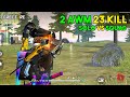 2 awm solo vs squad 23 kill overpower ajjubhai94 gameplay  garena free fire