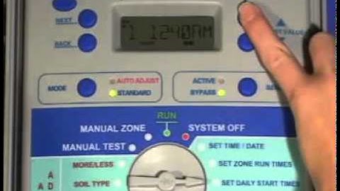 SmartLine Irrigation Timer   Set Daily Start Times mpg   YouTube