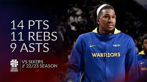 Kevon Looney 14 pts 11 rebs 9 asts vs Sixers 22/23...
