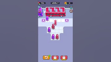 Best Game Puzzle Bus Jam Level 7 Many of colours