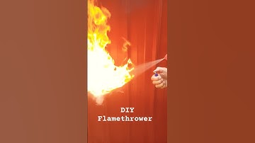 Homemade Flamethrower!  #shorts #flamethrower