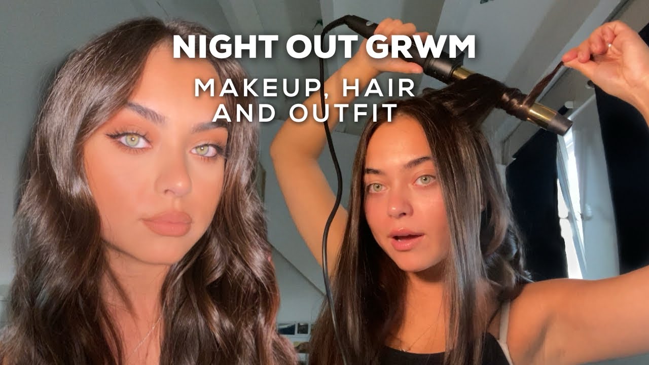 NIGHT OUT GET READY WITH ME! Hair, Makeup & Outfit - YouTube