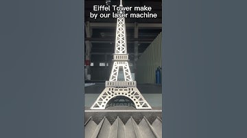 Eiffel Tower make by our laser machine#lasercutting #lasercuttingmachine #cnc #malaysia #lasercut
