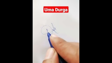 Uma Durga Name Signature Request done