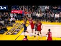 Steph Curry appeared to tweak his ankle on this play
