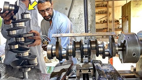 How To Repair Broken Crankshaft || Rebuilding & Welding a Broken Crankshaft || Amazing Mechanics