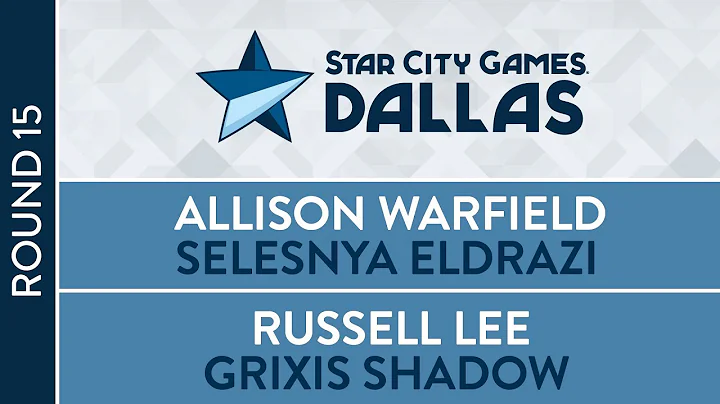 SCGDFW: Round 15 - Russell Lee vs Allsion Warfield...