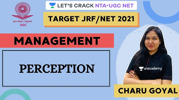 Perception | Management | Target NTA-UGC NET Paper-1 for 2020/2021