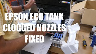 Epson Eco Tank Clogged Nozzles FIX